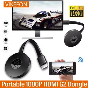 VIKEFON G2 TV 동글 와이파이 무선 TV 스틱, HDMI 호환 지원, 1080P HD 미러 스크린 디스플레이 어댑터, IOS 안드로이드용