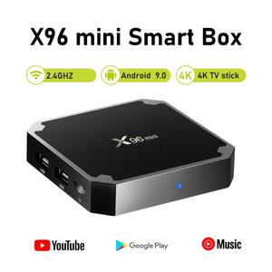 글로벌 버전 TV Box X96 Mini 4K HDR HDMI 호환 WiFi 수신기 Amlogic S905W Android 9 1GB2GB RAM 8GB 16GB ROM 셋업 박스