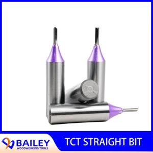 BAILEY TCT 스트레이트 비트 엔드밀 커터, MDF 합판 칩보드용 텅스텐 카바이드, 목재 목공 도구, 3/3mm, 2 플루트, 1 개