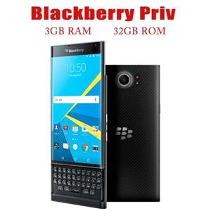 정품 언락 블랙베리 프리브 휴대폰, 32GB ROM, 3GB RAM, 18MP 모바일 카메라, GPS 터치 스크린 스마트폰, 1 년 보증