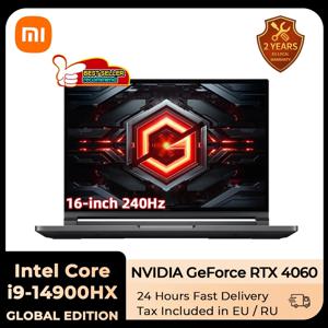 샤오미 레드미 G 프로 게이밍 노트북, 2024 코어 i9-14900HX, NVIDIA GeForce RTX 4060 RAM, 16GB, 32GB DDR5 1TB SSD, 16 인치 240Hz 스크린 PC