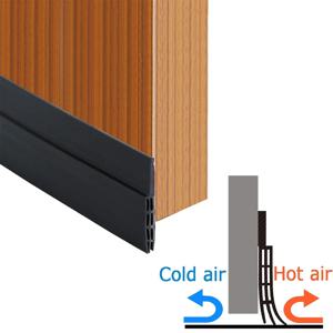 실리콘 문짝 드래프트 스토퍼, 38.18 인치 길이, 강력한 접착제, 드래프트 블록, 소음 감소, 에너지 절약, 1 개