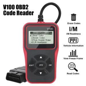 OBD2 스캐너 진단 도구, 리셋 기능이 있는 자동 점검 엔진 코드 리더, 향상된 OBDII/EOBD 자동차 스캔 도구