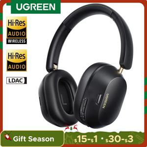 UGREEN 초이스 Max5c 무선 블루투스 헤드폰, 43dB 액티브 노이즈 캔슬링, 고해상도 LDAC 75H 공간 오디오 이어버드 헤드셋