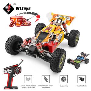 WLtoys 144001 144010 4WD RC 자동차, 전기 고속 레이싱 카, 오프로드 드리프트 리모컨 차량 장난감, 2.4G, 60 km/h, 75 km/h