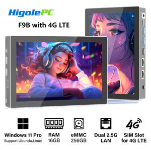 Higole F9B, 4G LTE, 7 인치 인텔 N100 NAS 미니 PC, 윈도우 11, 와이파이 5, 16GB, 256GB, 5000mAh, 4K 컴퓨터 터치 스크린, 윈도우 태블릿