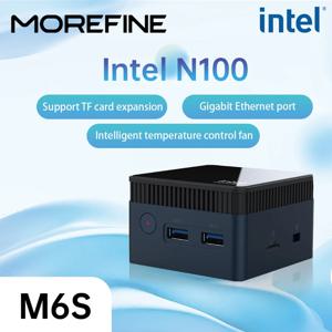 MOREFINE M6S 미니 PC 인텔 12세대 N100 12G DDR5 512GB/1TB 윈도우 11 게이밍 컴퓨터 4K 60Hz HDMI 휴대용 미니PC 게이머 PC