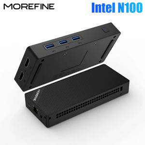 MOREFINE M10 미니 PC AlderLake N100 휴대용 컴퓨터, LPDDR5, 16GB, 512GB, Windows 11, SATA SSD, WIFI6 BT, 4K HD, 1000M 게임용 컴퓨터