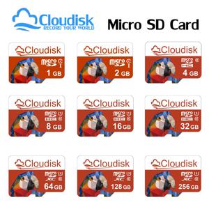 Clouddisk 마이크로 SD 메모리 카드, 휴대폰 태블릿 카메라용, 1GB, 2GB, 4GB, 8GB, A1 클래스 10, U3, V30, 32GB, 64GB, 128GB, TF 마이크로 SD 카드, 16GB