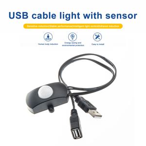 USB 모션 감지 센서 스위치 DC 5V-24V PIR 적외선 인체 감지 스위치 LED 램프 스마트 라이프