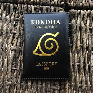 패셔너블 여권 커버, 애니메이션 여행 케이스 konoha