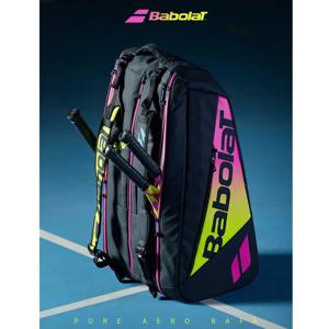 오리지널 Babolat 테니스 가방, PURE AERO RAFA 배낭 테니스 나달 RAFA 6 12 테니스 라켓 가방, 대용량 테니스 라켓 가방