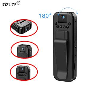 JOZUZE MD13 HD 1080P 미니 카메라, 휴대용 소형 디지털 비디오 레코더, 경찰 바디캠, 적외선 야간 투시경, 미니어처 캠코더