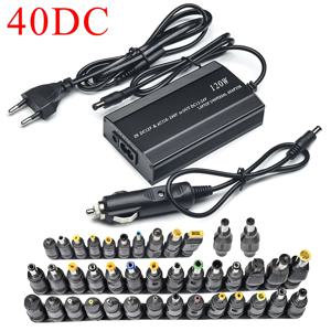 조정 가능한 차량용 충전기 범용 AC DC 전원 어댑터, USB 노트북 공급, 120W, 220V, 110V, 12V, 15V, 16V, 18V, 19V, 20V, 22V, 24V