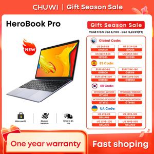 CHUWI HeroBook Pro 노트북, 8GB RAM, 256GB SSD, 인텔 셀러론 N4020, 듀얼 코어, 14.1 인치 IPS 스크린, 윈도우 11 노트북 노트북