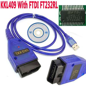 최고의 FTDI FT232RL 칩, V 그룹 409 KKL 칩 OBD2 자동차 진단 케이블, 자동차 Ecu 스캐너 도구, 4 방향 스위치, USB 인터페이스