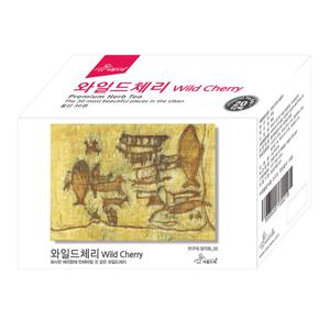 친환경 삼각티백 허브차 와일드체리 20티백/ 울산 반구대암각화