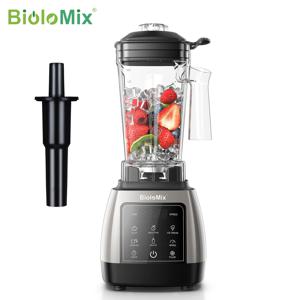 Biolomix BPA 없는 디지털 자동 전문 믹서기, 터치 패널 착즙기, 고출력 주방, 1,8 L