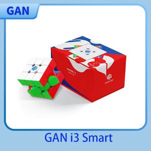 JudyCube GAN 356 i3 스마트 큐브, 마그네틱 매직 스피드 큐브, 스티커리스 3x3 GAN I3 파워팟 큐브