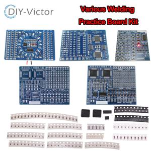 SMD 고급 풀 패치 용접 연습 보드, 전자 부품, SMT 기술 훈련, PCB 용접 연습 키트