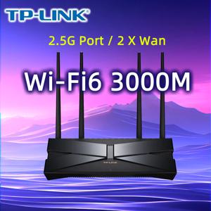 TP-LINK 듀얼 밴드 Wi-Fi6 무선 라우터, 메시 2.5G RJ45, 160MHZ, 11ac/ax TL-XDR3040 와이파이 부스터, 3000Mbps 핫스팟 리피터, AX3000