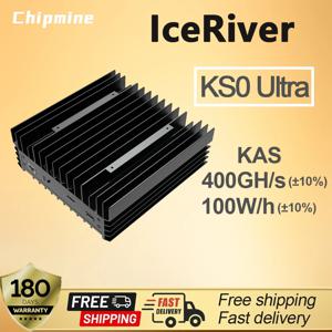 KAS 채굴기 아이스강 브랜드, KS0 울트라 400GH/s 해시레이트 100W 파워 카스파 채굴기, 조용한 가정용 기계, 신제품