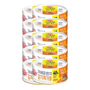 오뚜기 가벼운참치 김치찌개용 100g 10개