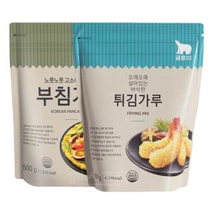 대한제분 곰표 튀김가루 500g + 곰표 부침가루 500g 세트