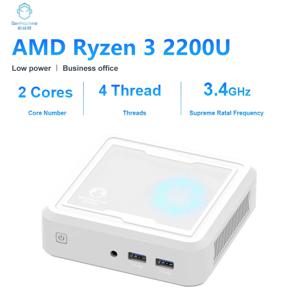 젠머신 AMD 라이젠 3 2200U 최대 65W 미니 PC, DDR4 NVME SSD, 와이파이 5 블루투스 4.2 게이밍 컴퓨터, RX 베가 10 그래픽, 신제품