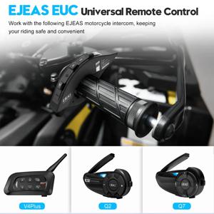 EJEAS EUC 리모컨 인터콤 핸들 바 그립, EJEAS C타입 V6Pro V7 V4Plus Q2 Q7 Q8 MS8 MS20 에 적합, 1PC