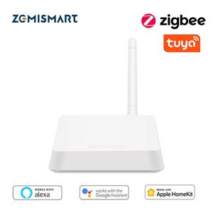 Zemismart Zigbee 게이트웨이, 네트워크 케이블 소켓, 유선 연결, Tuya 앱 리모컨, Zigbee 3.0 유선 허브와 함께 작동