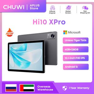 CHUWI Hi10X Pro 태블릿, 10.1 인치 FHD IPS 스크린, 4GB + 4GB RAM, 128GB ROM, Unisoc T606 옥타코어, 7000mAh 배터리, 4G LTE, 안드로이드 13 패드