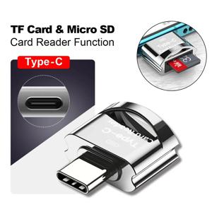 USB 3.0 C 타입 카드 리더, 아이폰 IOS13 TF 메모리 카드 어댑터, 삼성 샤오미 미니 마이크로 카드 리더기