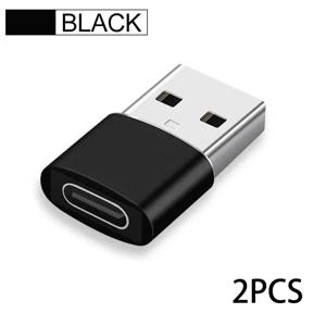 USB C타입 OTG 어댑터, USB USB-C 수-마이크로 USB C타입 암 변환기, 맥북 삼성 S20 USBC OTG 커넥터, 2 개