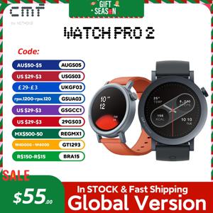 글로벌 버전 CMF Nothing Watch Pro 2, AMOLED 블루투스 5.3, BT 통화, AI 소음 감소, GPS, cmf, Watch Pro 2, 1.32 인치