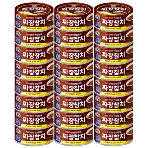 사조 짜장 참치 100g 24개