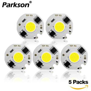 5pcs COB LED 램프 칩 220V 240V IP65 스마트 IC 없음 드라이버 Ampoule LED 전구 홍수 빛 스포트 라이트 3W 5W 7W 10W 12W Diy 조명