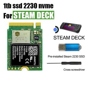 SSD 2230 스팀 데크 Nvme M2, 콘솔 스팀 데크와 호환 가능, Pcie3 x 4 고용량, 컴팩트 장치에 사용, 1TB, 512GB, 256GB