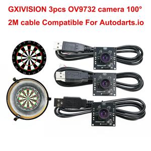 GXIVISION OV9732 1MP 30FPS 2M 케이블 100도 USB 카메라 모듈, 3pcs OV2735, IMX179 웹캠 Autodarts.io 채점 시스템과 호환 가능, 수석 플레이어에 의해 디버깅 및 검증됨