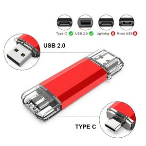 고속 USB 플래시 드라이브 OTG 펜 드라이브, 2 in 1 C타입 OTG, 128GB, 64GB, 128GB, 2 in 1, 신제품