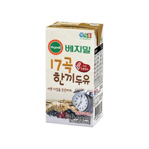 Vegemil 17grain One Meal Soybean Milk 190mlx48 Pack 베지밀 17곡 한끼두유 190mlx48팩