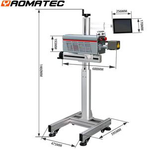 YAOMATEC PET 병 EXP MFG 날짜 코드 온라인 플라잉 CO2 레이저 프린터 레이저 마킹 기계, 최고 제조업체