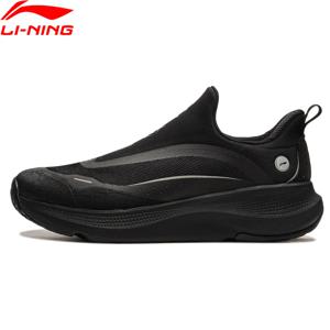 Li-Ning 남성용 소프트 고 캐주얼 워킹화, 슬립온 쿠션, 부드럽고 두꺼운 힐, 편안한 착용형 스포츠 스니커즈, AGLU099