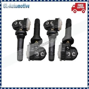 TPMS 13598772 타이어 압력 센서 세트 (4) 23445327 315MHz, 쉐보레 이퀴녹스 말리부 실버라도 스파크 GMC 시에라 지형