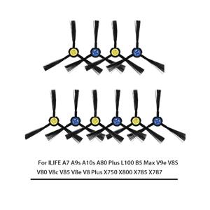 ILIFE 진공 청소기 예비 사이드 브러시, A7 A9s A10s A80 플러스 L100 B5 Max V9e V8S V80 V8c V85 V8e V8 플러스 X750 X800 X785 X787