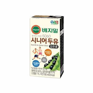 Vegemil 5060 Senior Soybean Milk 190mlx48 Pack 베지밀 5060시니어두유 190mlx48팩