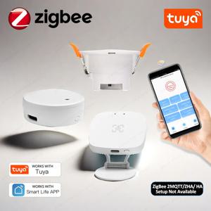 ZigBee 와이파이 MmWave 모션 센서 감지기, 조도 및 거리 감지, 투야 스마트 라이프, 홈 자동화