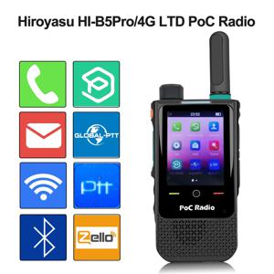 HIROYASU HI-B5Pro 글로벌 PoC 4G LTE GPS 젤로 워키토키, 리얼 PTT 글로벌 PTT 포스타, 1GB RAM, 8GB ROM, 안드로이드 8.1 터치 스크린