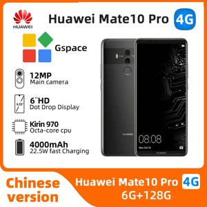 Huawei Mate10 Pro 4G 스마트폰, CPU HiSilicon Kirin 970 배터리 용량, 4000mAh 12MP 카메라, 안드로이드 정품 중고 휴대폰