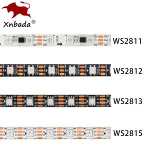 개별 주소 지정 가능 RGBIC LED 스트립, 스마트 LED 조명, DC5V, WS2812B, WS2813, DC12V, WS2811, WS2815, 5050, 30, 60, 144 픽셀, LED/m